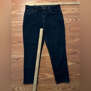 Michael Kors Dark Blue Crop Skinny Jeans